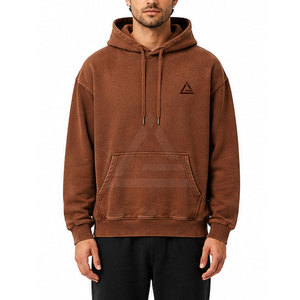 Sweat-shirts pour hommes effet délavé, tissu en coton de haute qualité, look délavé, idéal pour un style décontracté, streetwear et tendances de la mode moderne. - Product Image 3