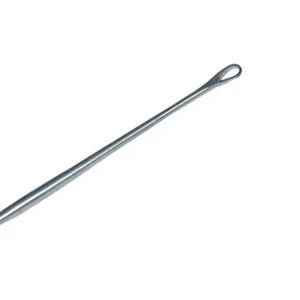 Curette spinale EPSTEIN 8 pouces droite, pointe ovale de 2 mm, manche brun, acier inoxydable, instrument orthopédique manuel, approuvé CE ISO - Product Image 3