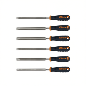 Limes et râpes triangulaires demi-coupées avec manche – Catégorie de produits premium - Product Image 2