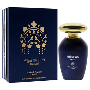 Lorientale น้ำหอม Night de Paris Ocean 3.3ออนซ์ EDP unisex สเปรย์น้ำหอมกลิ่นกุหลาบมะนาวดอกไม้พร้อมครีม - Product Image 4