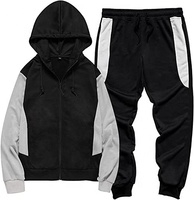 Survêtement athlétique pour hommes en polyester de haute qualité pour la course à pied Jogging Tennis sweats à capuche bon marché vêtements de sport survêtement