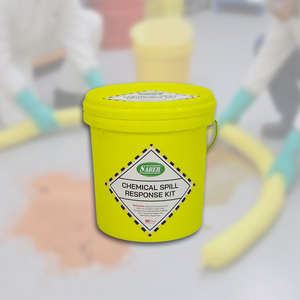 Chemical Spill Kit 10 Liter with Pail Portable Hazardous Chemical Leak Absorbent Spill Control Kit for Factory Workshop - Product Image 3