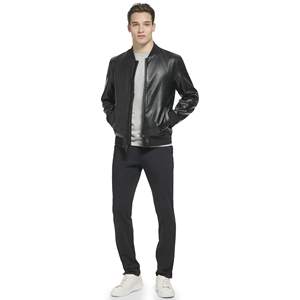 Veste en cuir de haute qualité pour homme, coupe ajustée, style audacieux, grande taille, imperméable - Idéale pour l'automne et l'hiver, veste pour homme - Product Image 6