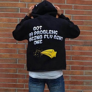 Sudadera con Capucha Extra Grande de Primera Calidad, Hombros Caídos, Personalizada con Impresión 3D, 100% Algodón, Bordado Transpirable para Hombre - Product Image 2