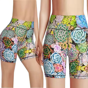 Shorts de yoga pour femmes élégants, confortables et durables, en coton respirant, produit le plus vendu, shorts de yoga pour femmes de haute qualité - Product Image 3