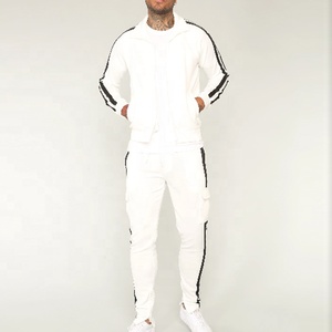 2024 haute qualité hommes mode ensembles nouveau Design respirant grande taille survêtements survêtements Jogging costumes pour automne utilisation - Product Image 5