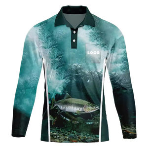Camiseta de Pesca con Protección Solar, Sublimada Personalizada, Anti-UV, Manga Larga, Ligera, 100% Poliéster Spandex - Product Image 5