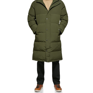 Parka ligera de plumón para hombre, chaqueta de invierno informal gruesa térmica brillante, chaquetas acolchadas ajustadas para hombre - Product Image 6