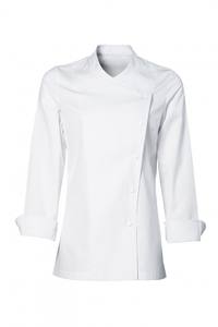 Chaqueta de abrigo de chef profesional para mujer con mangas largas nuevo uniforme culinario para servicio de comida Catering restaurante uso de cocina - Product Image 3