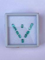 Pierre précieuse naturelle de haute qualité, vert émeraude, 2,50 carats, pour la création de bijoux sur mesure