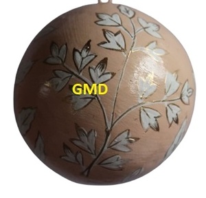 Elegante PAPEL DE Navidad Mache Ball Tree Decoraciones de tamaño personalizado Adornos colgantes para interiores 8 cm para decoración festiva - Product Image 2