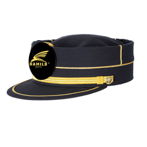 หมวกแก๊ปทรงคลาสสิกแบบขายส่ง สำหรับวงโยธวาธิต พร้อมงานปักและขอบเย็บ ใช้ได้ในโอกาสลำลอง ราคาประหยัด - Product Image 3