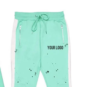 Produit très demandé, vêtements de rue, broderie personnalisée, ensemble de survêtement à pattes évasées en 2 pièces, design vintage lavé, logo, survêtement à pattes évasées pour hommes - Product Image 4