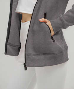 เสื้อฮู้ดผ้าฝ้าย100% สำหรับผู้หญิงไซส์ใหญ่พิเศษมีฮู้ดสำหรับฤดูหนาว - Product Image 6