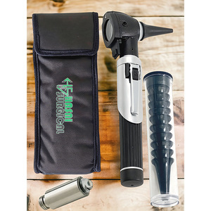 Kit d'otoscope de diagnostic ORL de poche avec lumière pour médecin, détecteur d'infection auriculaire, instrument chirurgical - Product Image 1