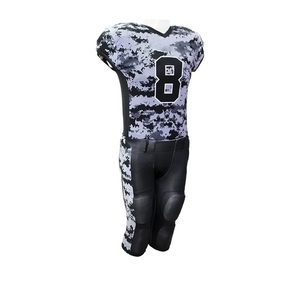 Uniforme de fútbol americano personalizado de alta calidad, conjuntos de Nueva Jersey de sublimación, mangas cortas transpirables, opciones de talla grande - Product Image 3
