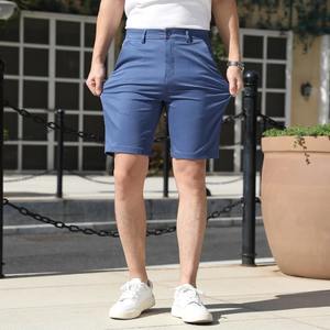 10 modelos de pantalones cortos de traje informales de negocios de moda fina de verano para Hombre Pantalones cortos ajustados sexis de alta elasticidad para hombre de talla grande 30-40 - Product Image 6