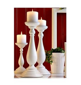 Candelero de madera para decoración del hogar, la mejor calidad, el mejor diseño, regalo de Navidad para portavelas de madera de Color blanco, el más nuevo diseño - Product Image 1