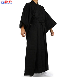 Uniforme d'Aikido de haute qualité, vêtements d'arts martiaux à manches longues, uniforme d'Aikido avec logo personnalisé imprimé - Product Image 3