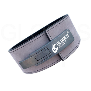 Custom Heavy Duty 10mm Leather Lever Belt Breathable Fitness Powerlifting Gloves with Logo for City Weightlifting - Product Image 4