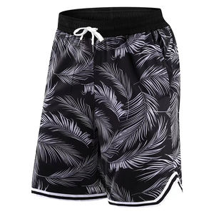 Pantalones Cortos de Baloncesto Personalizados de Verano, Secado Rápido, Poliéster, Negros para Hombre, con Logotipo Personalizado Impreso, Pantalones Cortos de Malla con Bolsillos - Product Image 3
