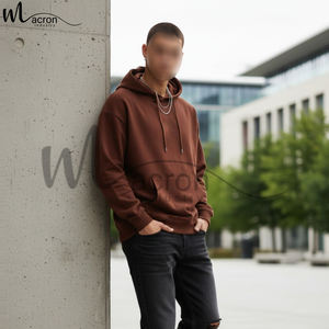 2025 Thick Fleece Drop Shoulder Loose Fit Stylish Winter For Travel Lifestyle Fashion & Everyday Casual Wear Oversized <b>Hoodies</b> - Product Image 4