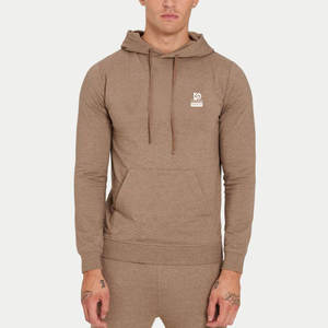 Conjunto Deportivo de Dos Piezas para Hombre, Corte Regular, Talla Grande, con Capucha, Informal, para Entrenamiento al Aire Libre, 100% Algodón - Product Image 3