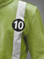 Ben 10 Superhero Veste en cuir véritable pour hommes Enfants Logo personnalisé Usine du Pakistan