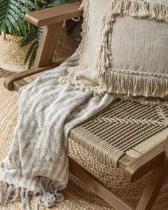 Chaise de salon en bois moderne personnalisable pour la maison ou l'hôtel/l'appartement nouveau style de chaise de loisirs tissée en corde de couleur - Product Image 2