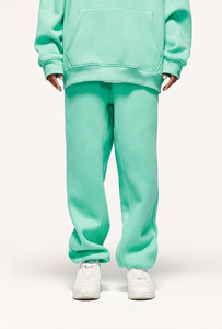 Venta al por mayor de alta calidad 350G pantalones de chándal Unisex 26 colores 350G peso pesado medio ajuste suelto impresión personalizada bordado Logo Hip Hop - Product Image 3