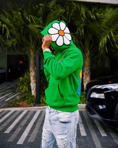 Pull double couche unisexe personnalisé Y2K Streetwear Pull lourd Sweat à capuche brodé de chenille fabriqué au Pakistan - Product Image 4