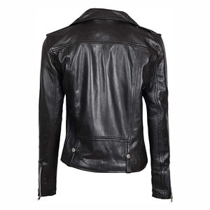 Streetwear New Style Women Leather <b>Jackets</b> High Quality Genuine Leather Women <b>Jackets</b> Low MOQ Best Sale - Product Image 6