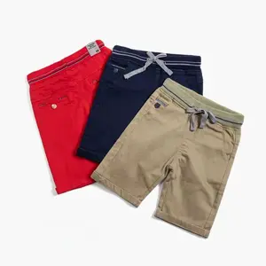 Boys Pull On Chino Summer Bermuda Cargo Shorts 2-14 años Casual Cierre con cordón Baby Boy Shorts