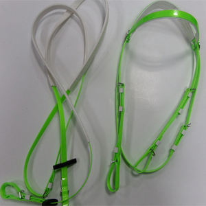 Bride PVC équitation bride en cuir pur durable vente en gros de bonne qualité bride de course de chevaux en cuir pur - Product Image 1