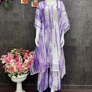 NUEVO DISEÑADOR PARTY WEAR IMPRESIÓN DIGITAL KAFTAN CON PALAZO - Product Image 1