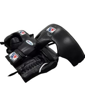 Ensembles d'équipement de boxe de protection de haute qualité en cuir véritable avec marque et emballage personnalisés - Product Image 5