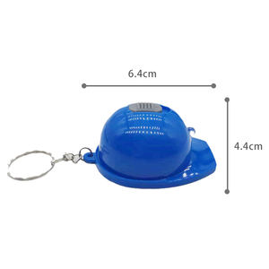 شعار مخصص هدية ترويجية صغيرة بإضاءة ليد قبعة صلبة سلسلة مفاتيح فتاحة زجاجات - Product Image 2