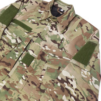 Chemises tactiques à manches longues pour hommes, imprimé camouflage personnalisé, hiver, poids lourd, 100% polyester, tissu respirant extensible