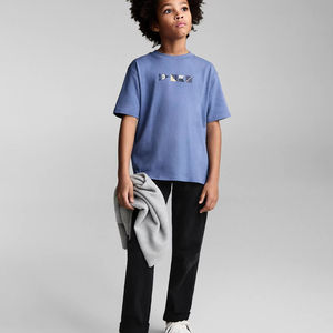 Camiseta gráfica personalizada a la moda, venta al por mayor, camisetas Unisex de gran tamaño de algodón 100% de alta calidad, Impresión de pantalla corta de peso pesado 230G - Product Image 1