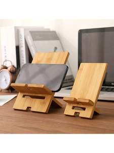 Support de téléphone et support mobile en bois écologique de haute qualité |   Design moderne |   Support de table poli à la main |   Offres en gros d'usine - Product Image 2