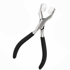 Professional Nylon Jaw Pliers Flat Nose Jewelry Tool Scratch Free <b>Wire</b> Work <b>Craft</b> Pliers Stainless Steel Body - Product Image 4