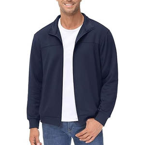 Men's High Quality Winter <b>Gym</b> <b>Jacket</b> Custom Size Comfortable Long Sleeve with Stand Collar and Front Logo Canvas Fabric - Product Image 1