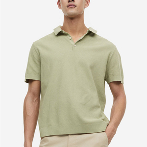 Vente en gros T-shirts polo décontractés respirants de haute qualité pour hommes avec logo personnalisé Fabriqué au Pakistan - Product Image 1