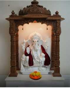 รูปปั้นพระพิฆเนศทำมือรูปปั้นฮินดูสำหรับการทำสมาธิในเชิงบวกทั่วโลกเป็นมิตรกับสิ่งแวดล้อม - Product Image 1