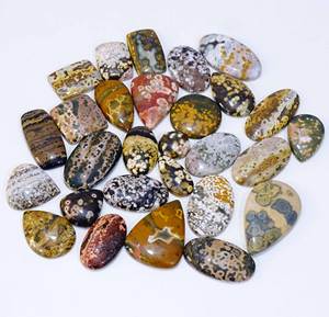 Cabochon en pierre précieuse AAA + de haute qualité en jaspe océanique naturel en forme de mélange en quartz pour la fabrication de bijoux - Product Image 6