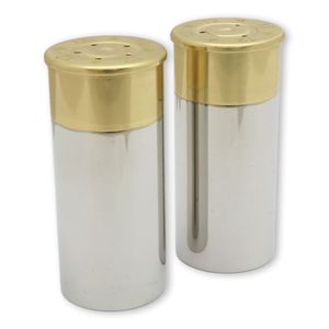 ชุดเครื่องปรุงรสเกลือและพริกไทย ดีไซน์คลาสสิกทรงกลม คุณภาพพรีเมียม สำหรับใช้ในบ้าน ทำจากทองเหลืองโบราณ - Product Image 2