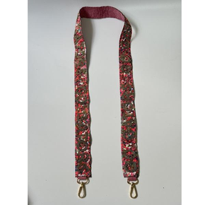 Bandoulière perlée unique avec un design artistique brillant aux couleurs vives, idéale pour les sacs à main, sacs à bandoulière et sacs à main - Product Image 1