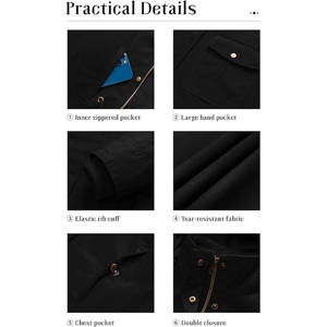 Manteau d'hiver matelassé pour femme, longueur classique, offrant une isolation supérieure, tissu uni respirant, capuche en fourrure élégante pour le temps froid - Product Image 6