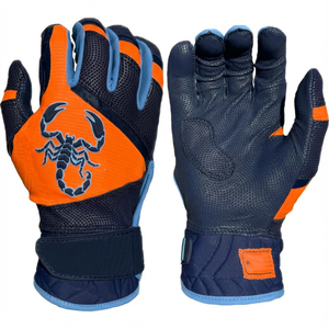 Gants de baseball personnalisés avec logo de marque, prix de gros OEM, doublure intérieure, équipement de qualité professionnelle d'élite, gants de frappe de softball - Product Image 3