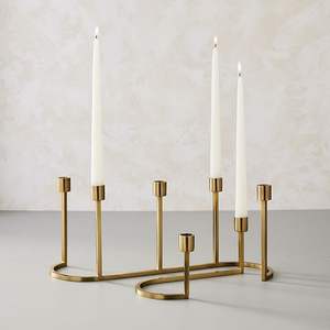 Latest Design Gold Plated Metal <b>Candle</b> <b>Holder</b> Elegant Look Table Decorative <b>Candle</b> <b>Stick</b> <b>Holder</b> / <b>Candle</b> <b>Stick</b> Stand - Product Image 6